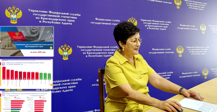 Заочная пресс-конференция заместителя руководителя Краснодарстата Совмен Шамсет Даудовны